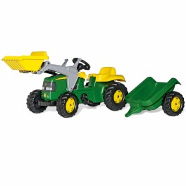 ROLLY TOYS 023110 Šlapací traktor s vlekem rollyKid JOHN DEERE