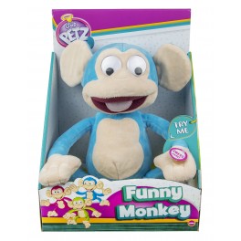 Plyšová opička IMC Toys Fufris modrá