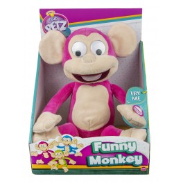 Plyšová opička IMC Toys Fufris růžová