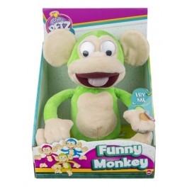 Plyšová opička IMC Toys Fufris zelená